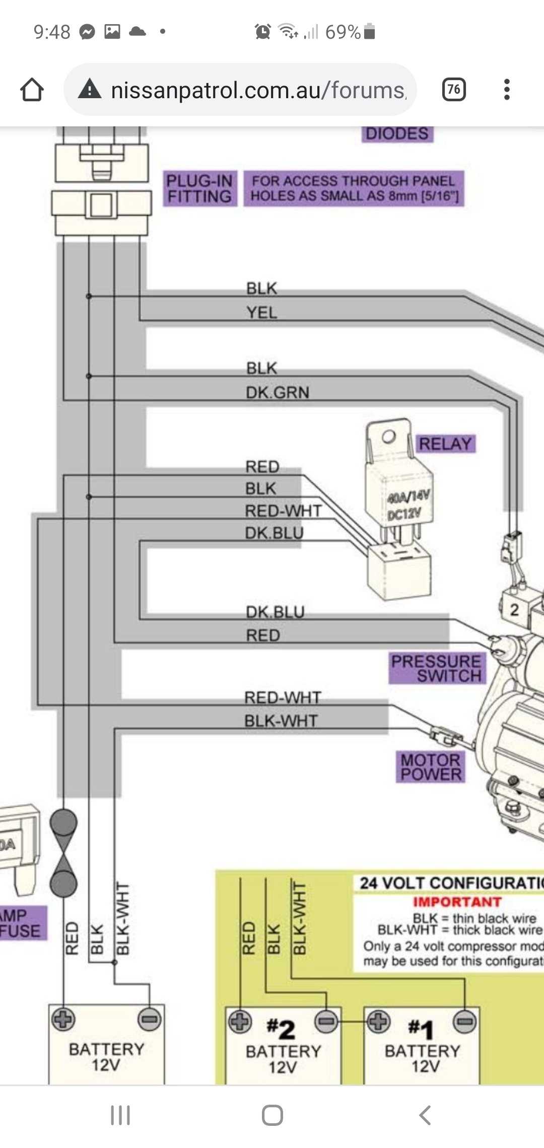 arb air compressor wiring diagram