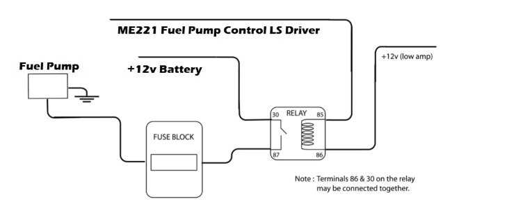 fuel pump relay wiring diagram