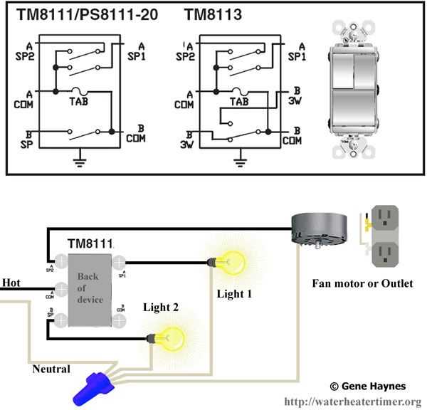 light switch with pilot light wiring diagram