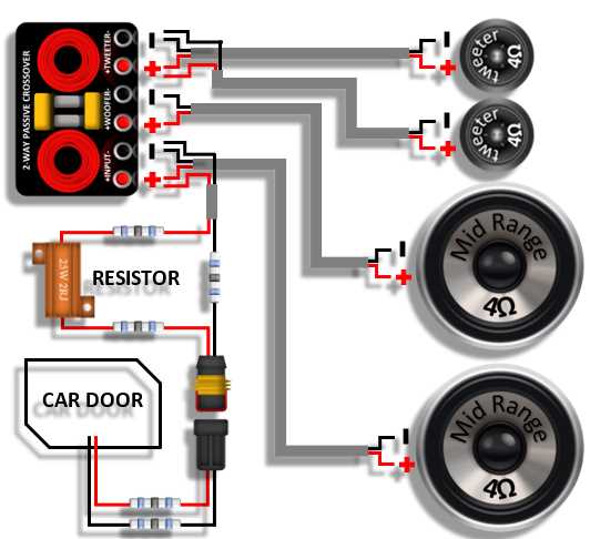 speaker tweeter wiring diagram