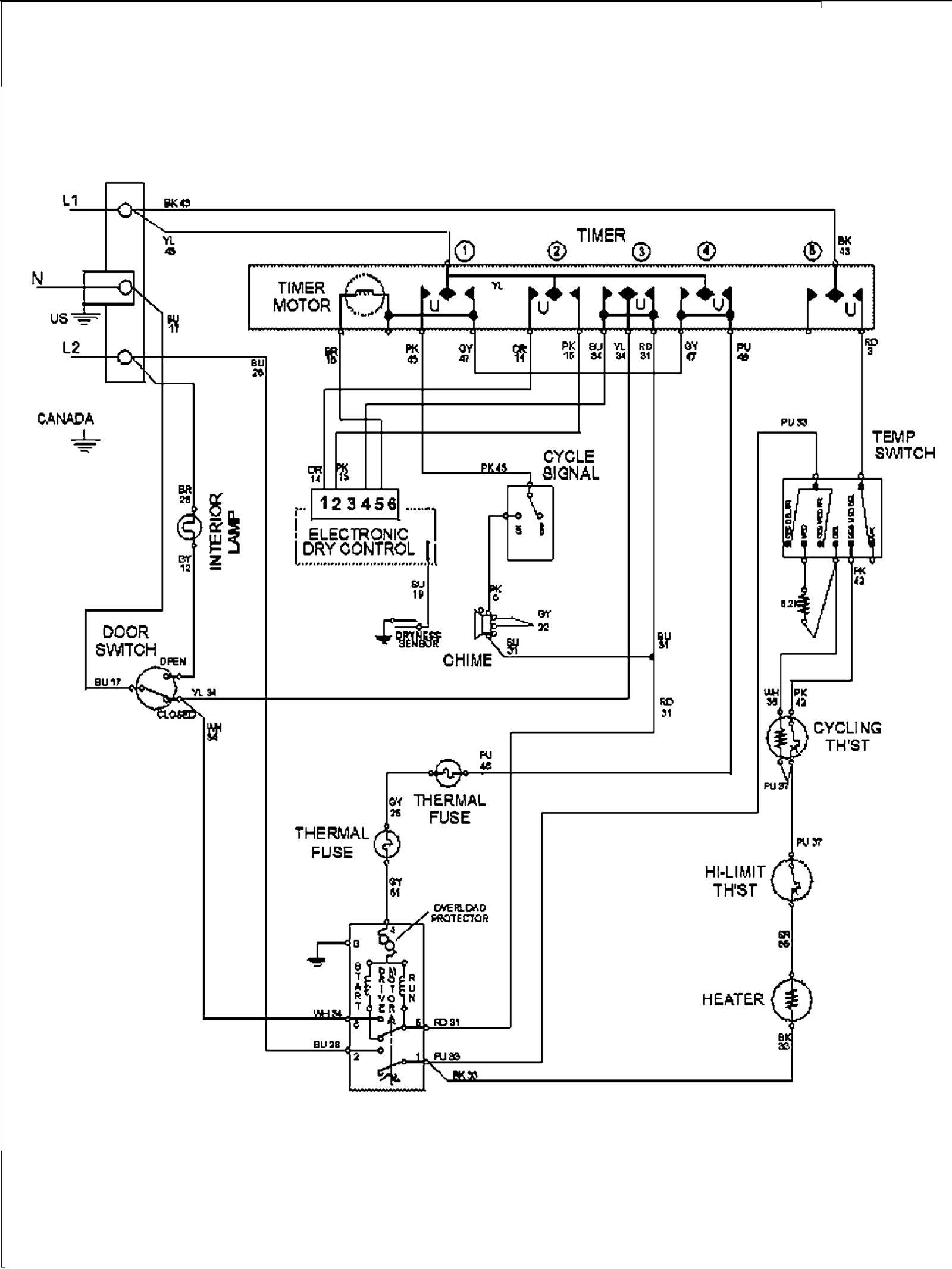 maytag mle2000ayw wiring diagram