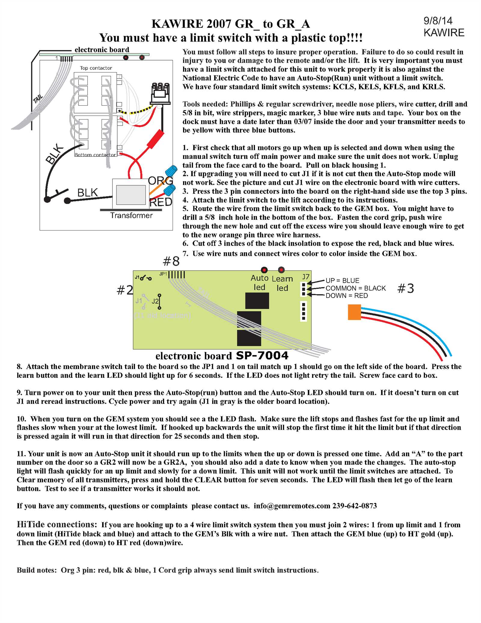 boat lift motor wiring diagram