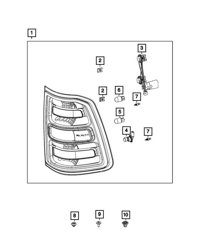 2001 dodge 1500 pickup rear tail light wiring diagram