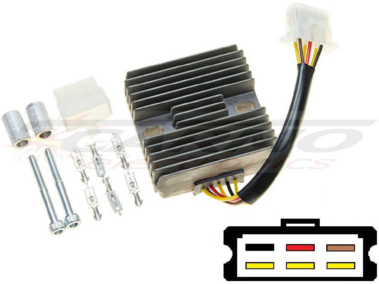 kawasaki voltage regulator wiring diagram