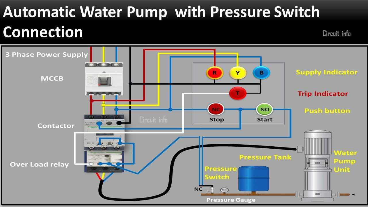 pressure switch for water pump wiring diagram