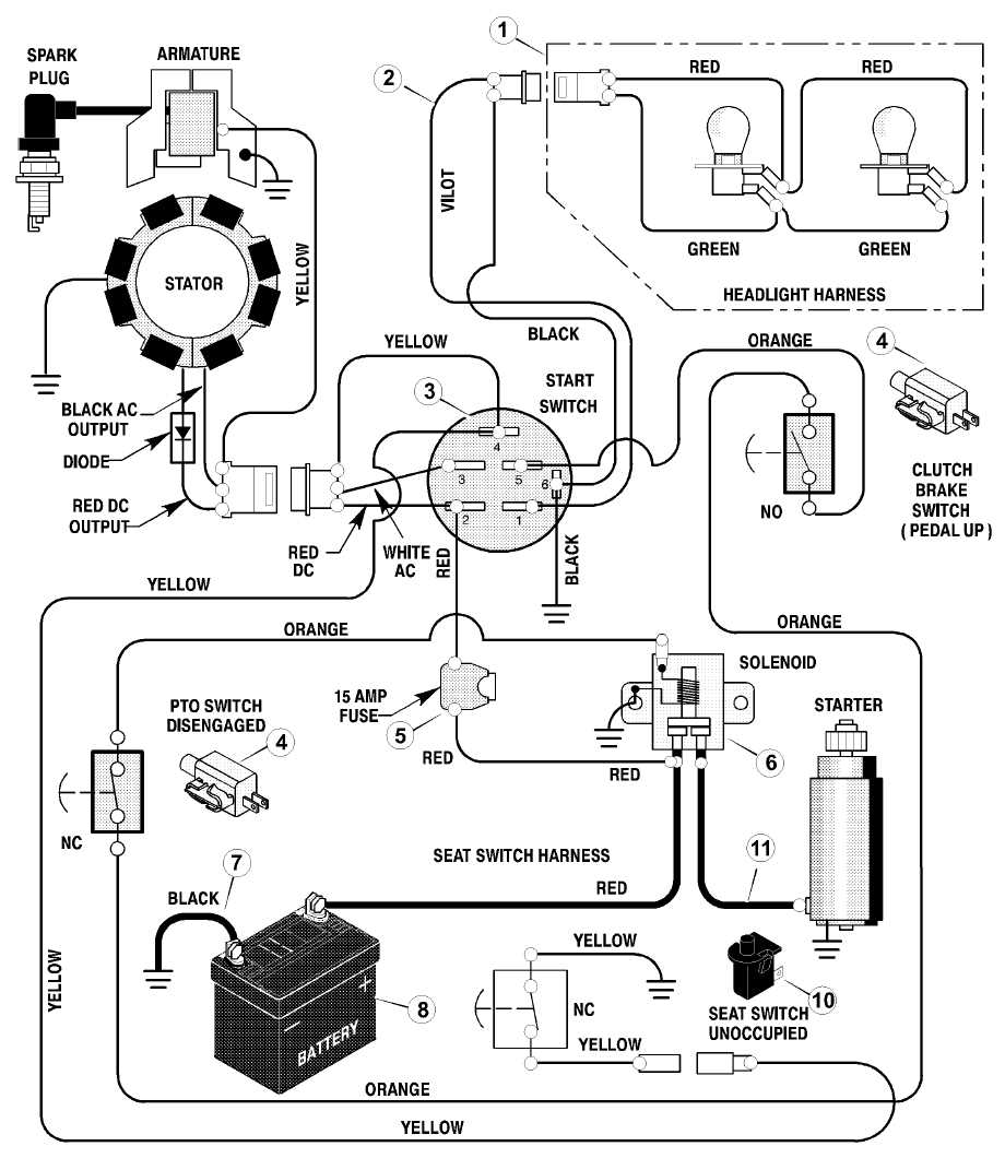 4 pole ignition switch wiring diagram