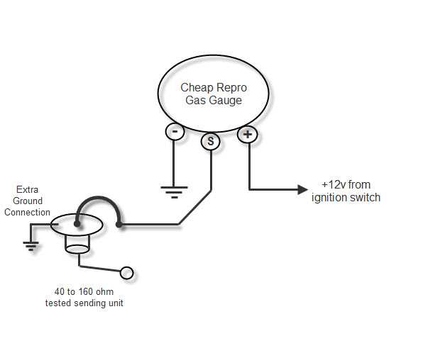 2 wire fuel gauge wiring diagram