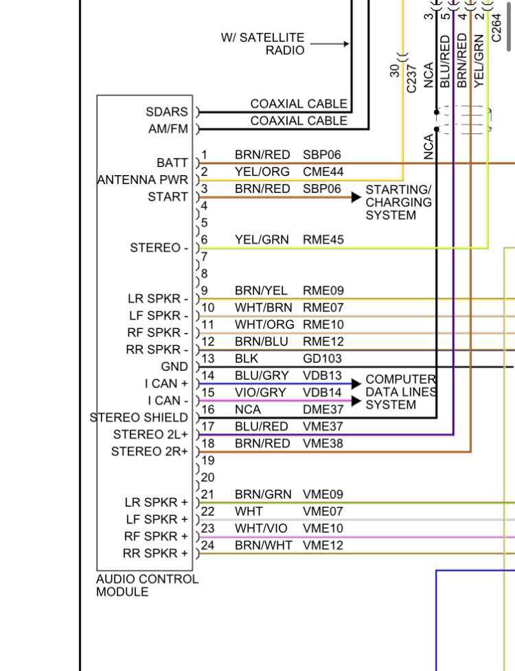 2011 ford ranger radio wiring diagram