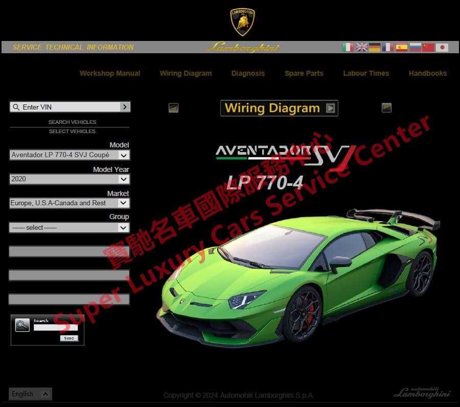 lamborghini huracan wiring diagrams