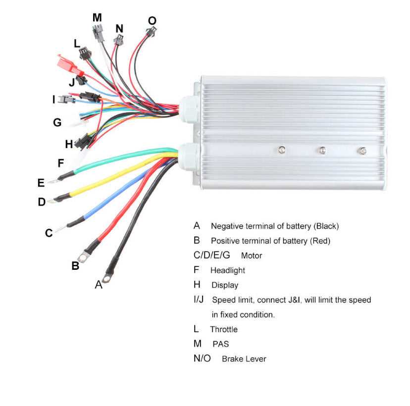 electric bike hub motor wiring diagram