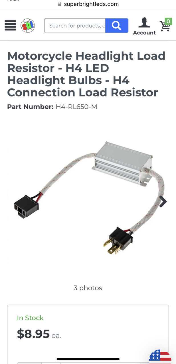 led headlight resistor wiring diagram