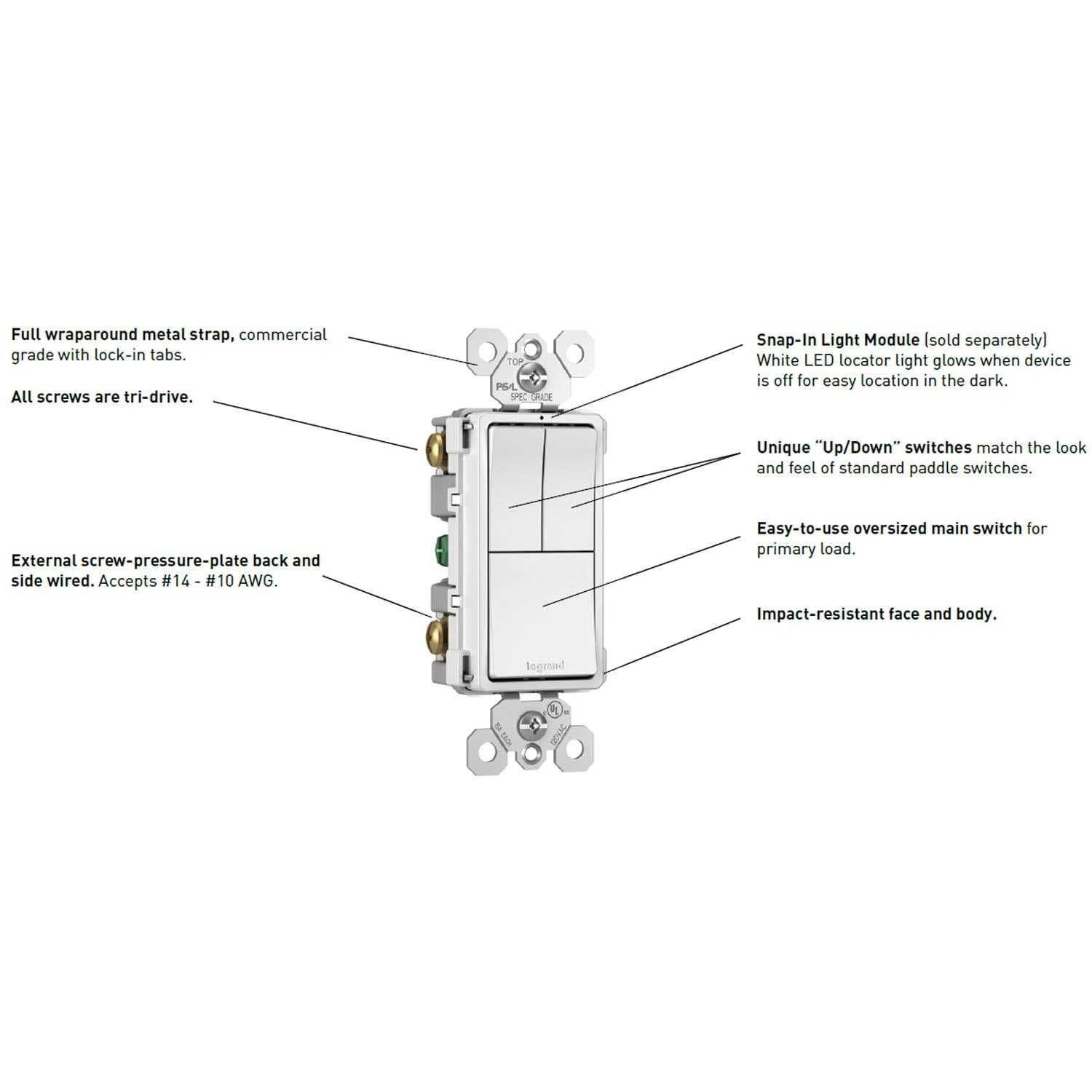 legrand switches wiring diagram