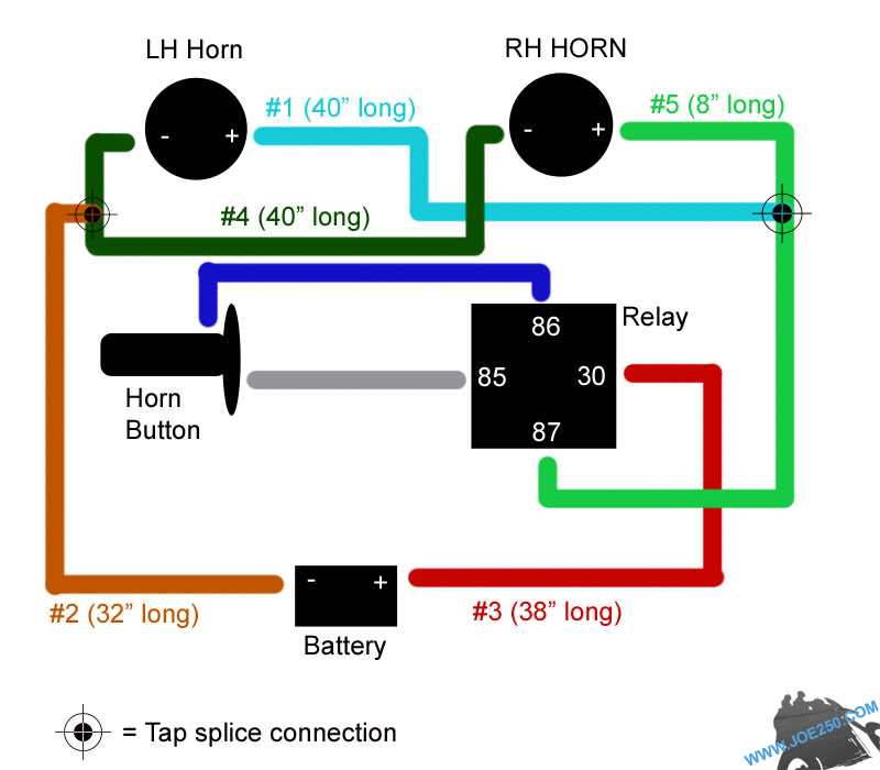 3 pin horn relay wiring diagram