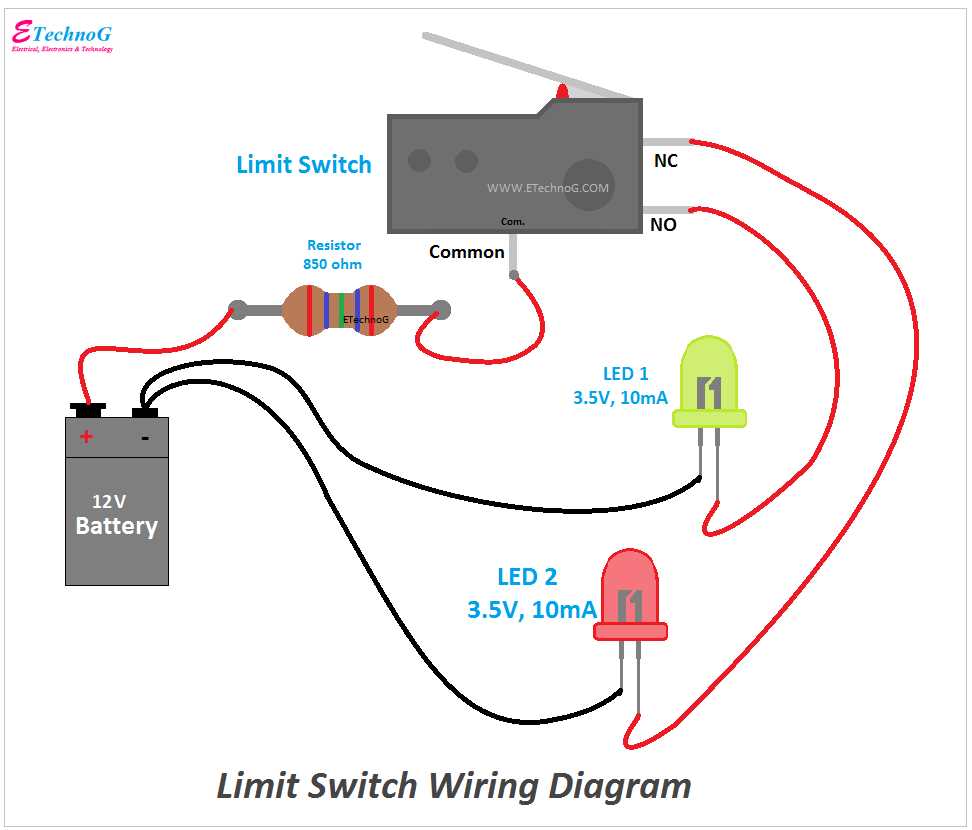 limit switch wiring diagram