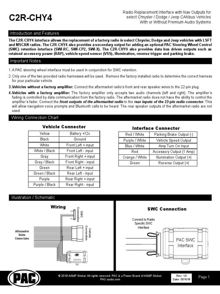 c2r chy4 wiring diagram