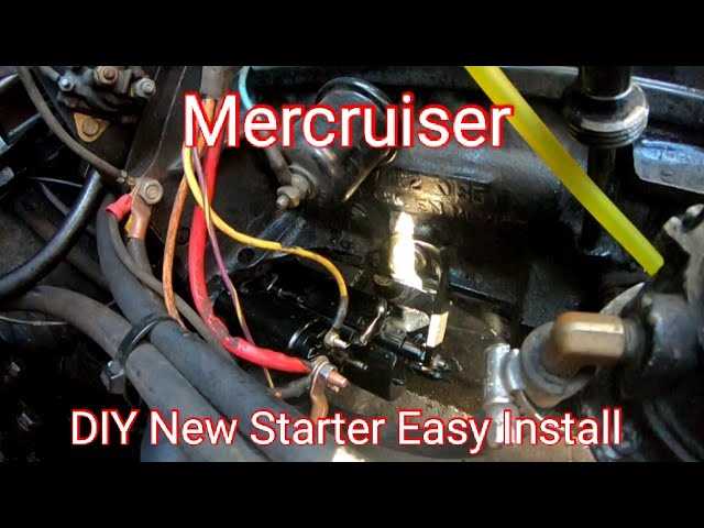 mercruiser starter solenoid wiring diagram