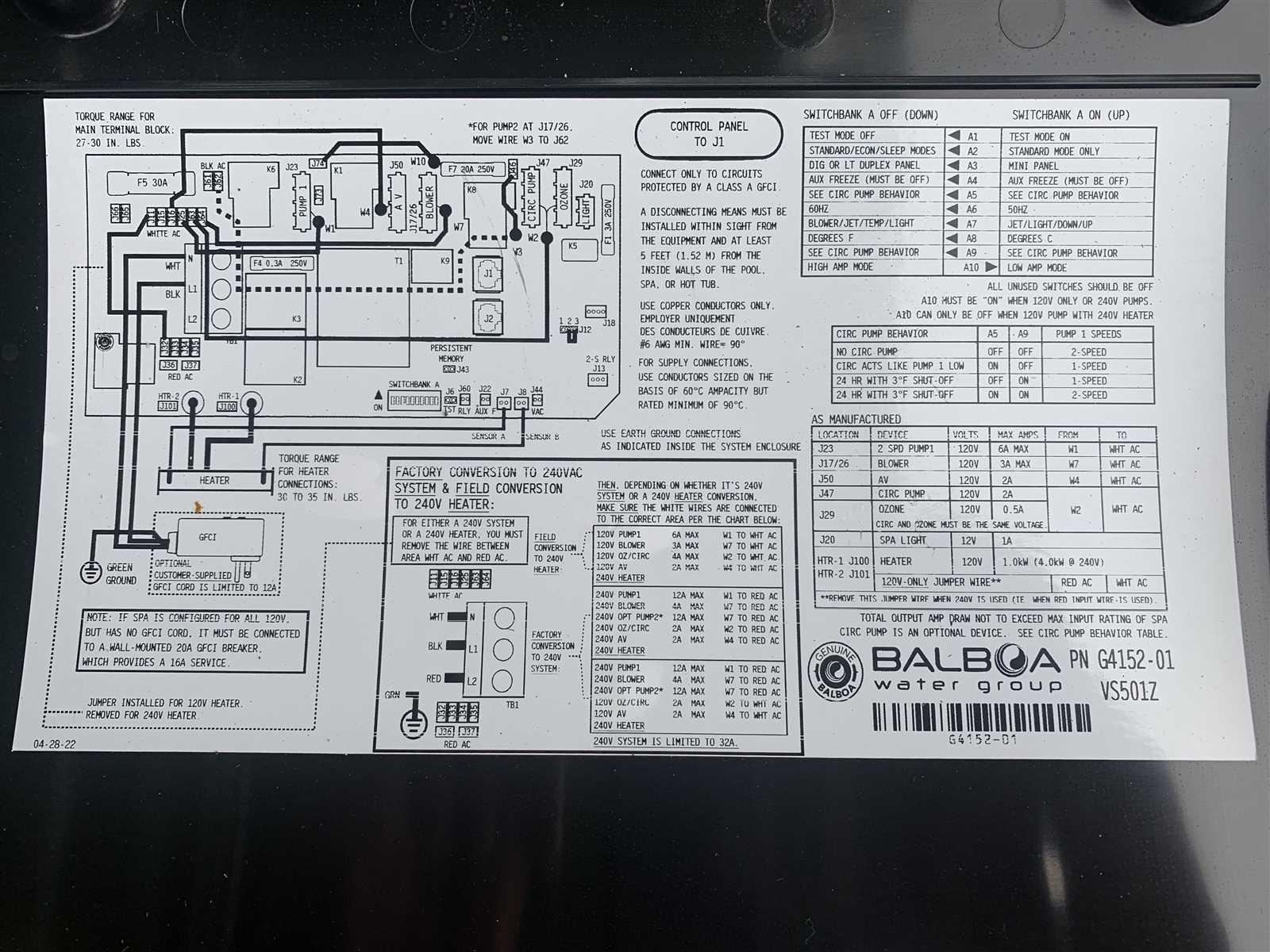 hot tub wiring diagram