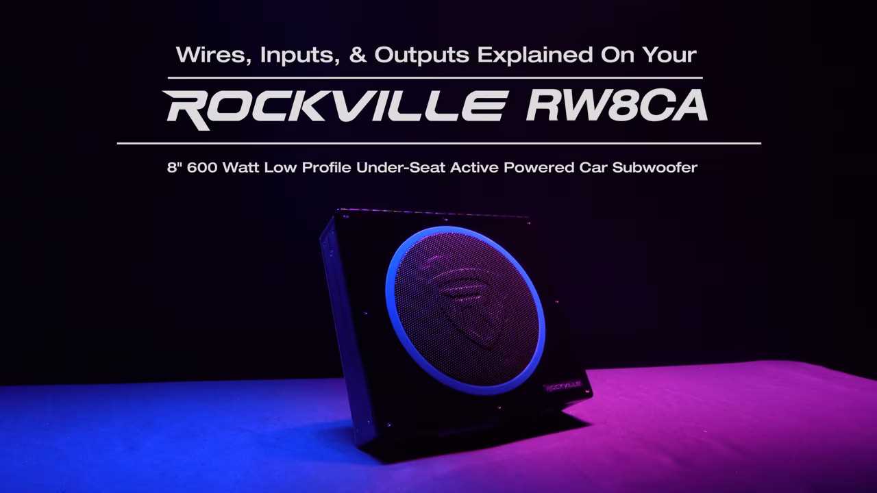 rockville subwoofer wiring diagram