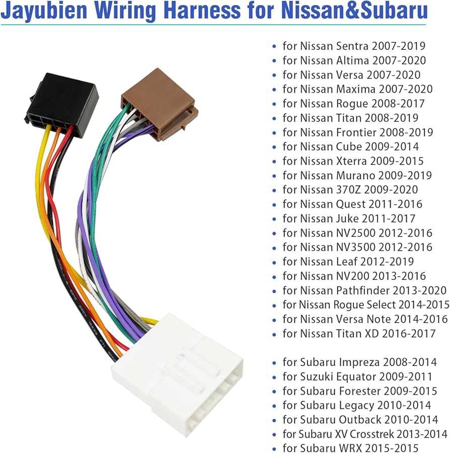 2013 nissan rogue radio wiring diagram