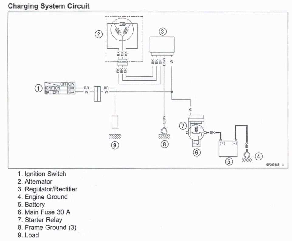 wiring diagram voltage regulator