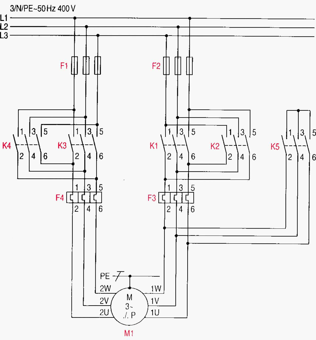 2 phase motor wiring diagram