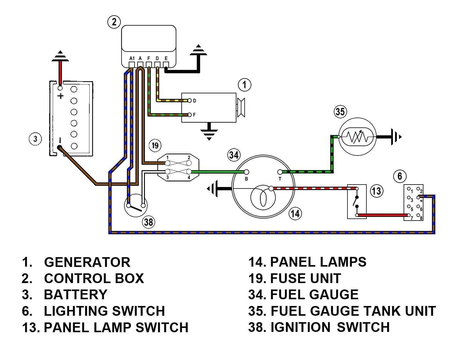 boat gauges wiring diagram