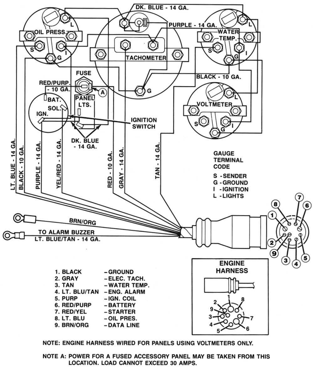 mercruiser trim pump wiring diagram