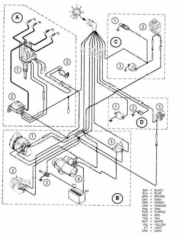 mercruiser trim sender wiring diagram