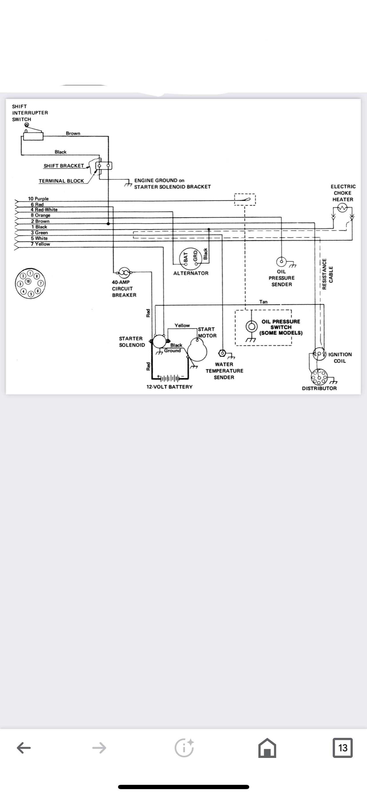 mercruiser wiring diagram