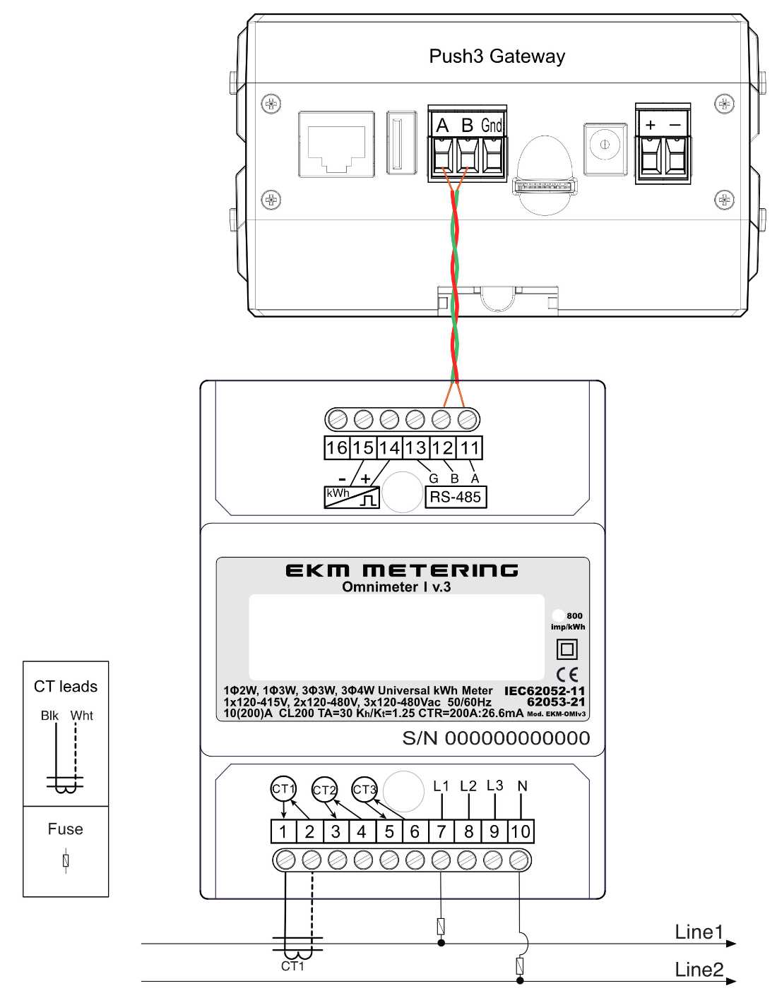 meter socket wiring diagram