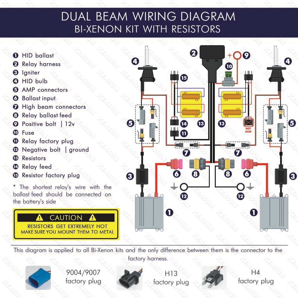 hid headlight wiring diagram