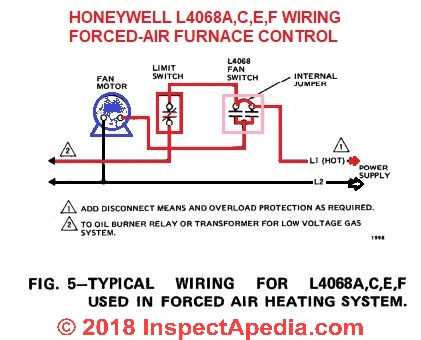 honeywell fan limit switch wiring diagram