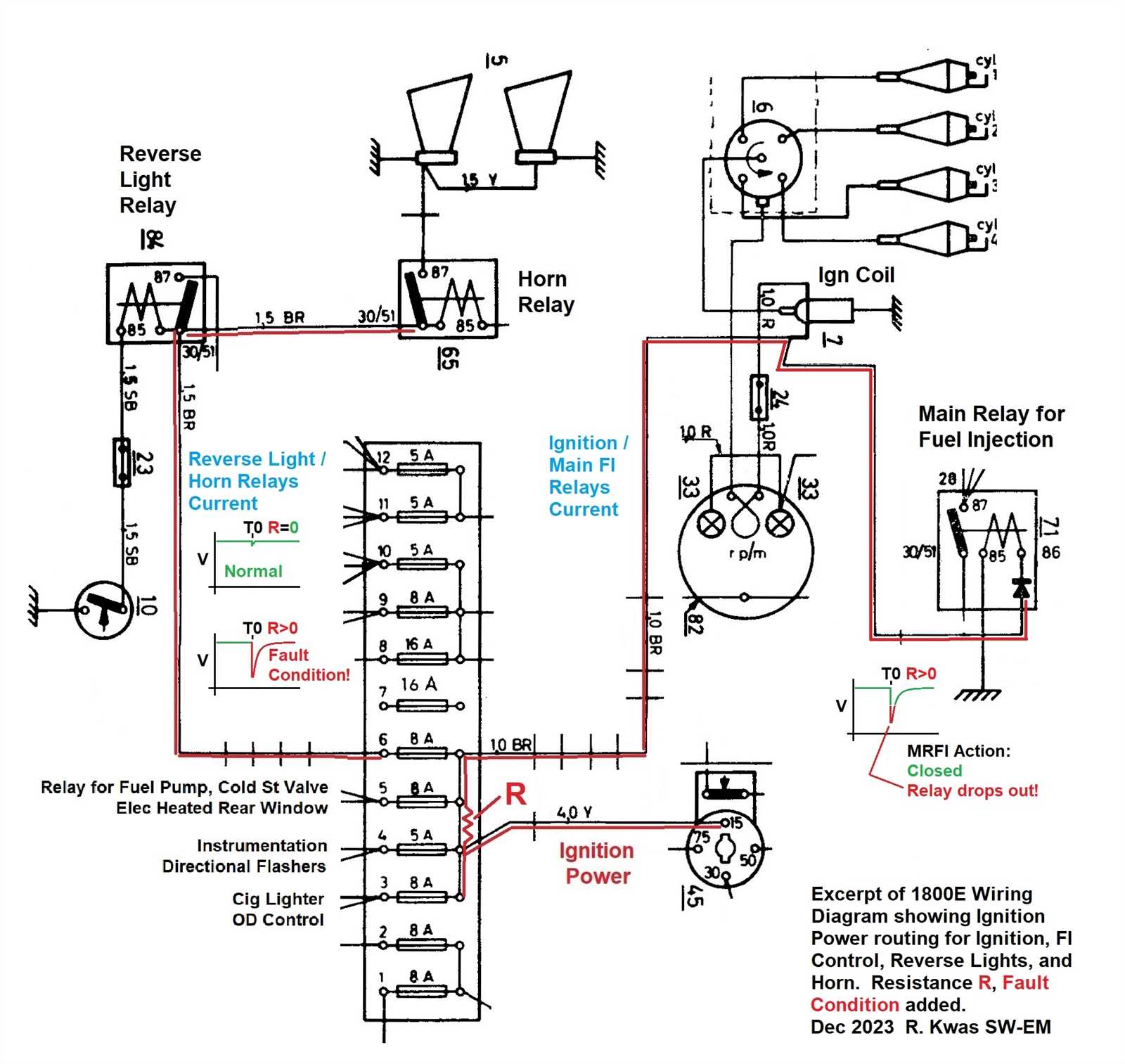 wiring diagram for reverse lights