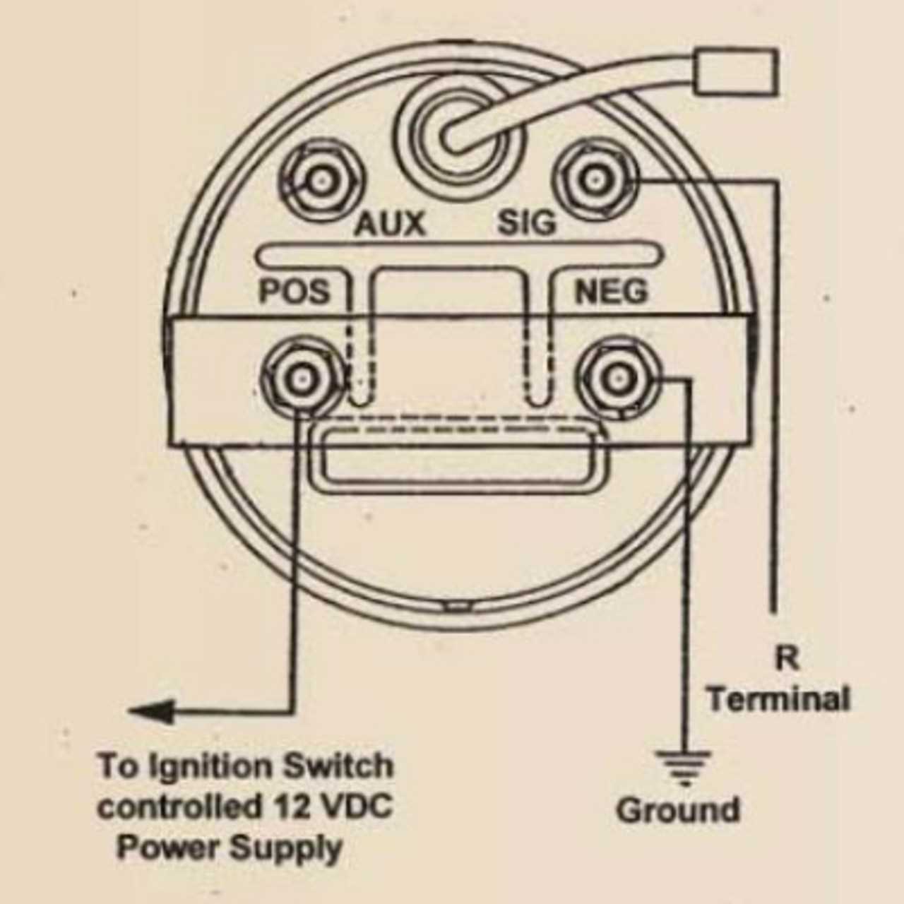 diesel tachometer wiring diagram