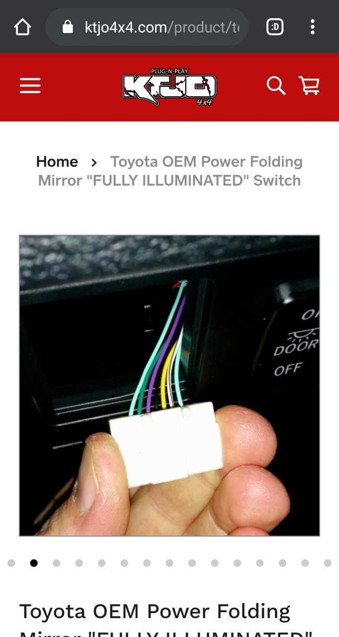 side mirror power mirror switch wiring diagram