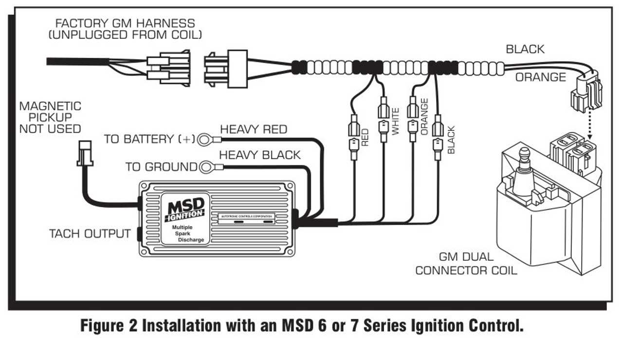 msd hei distributor wiring diagram