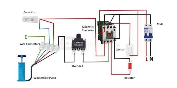 220v 2 wire well pump wiring diagram