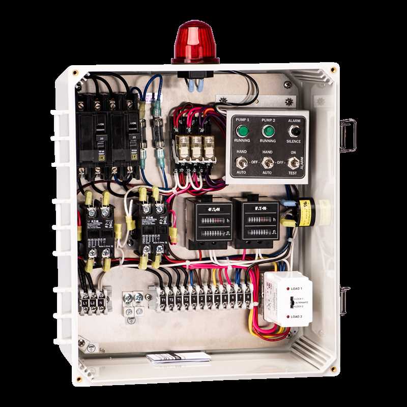 duplex pump control panel wiring diagram