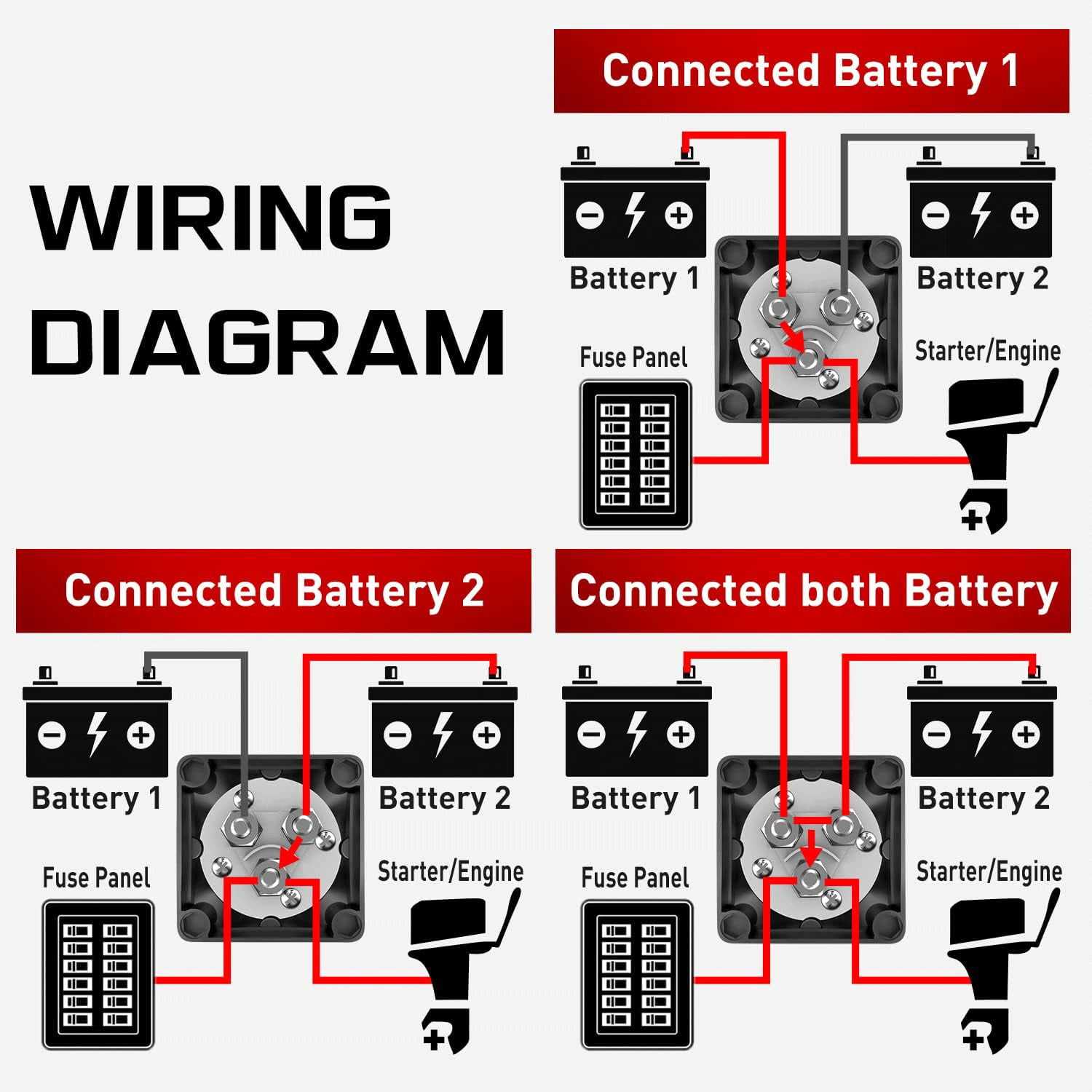 wiring diagram for boat battery switch