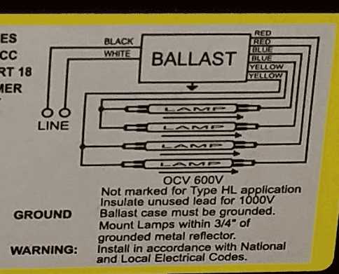 fluorescent light wiring diagram