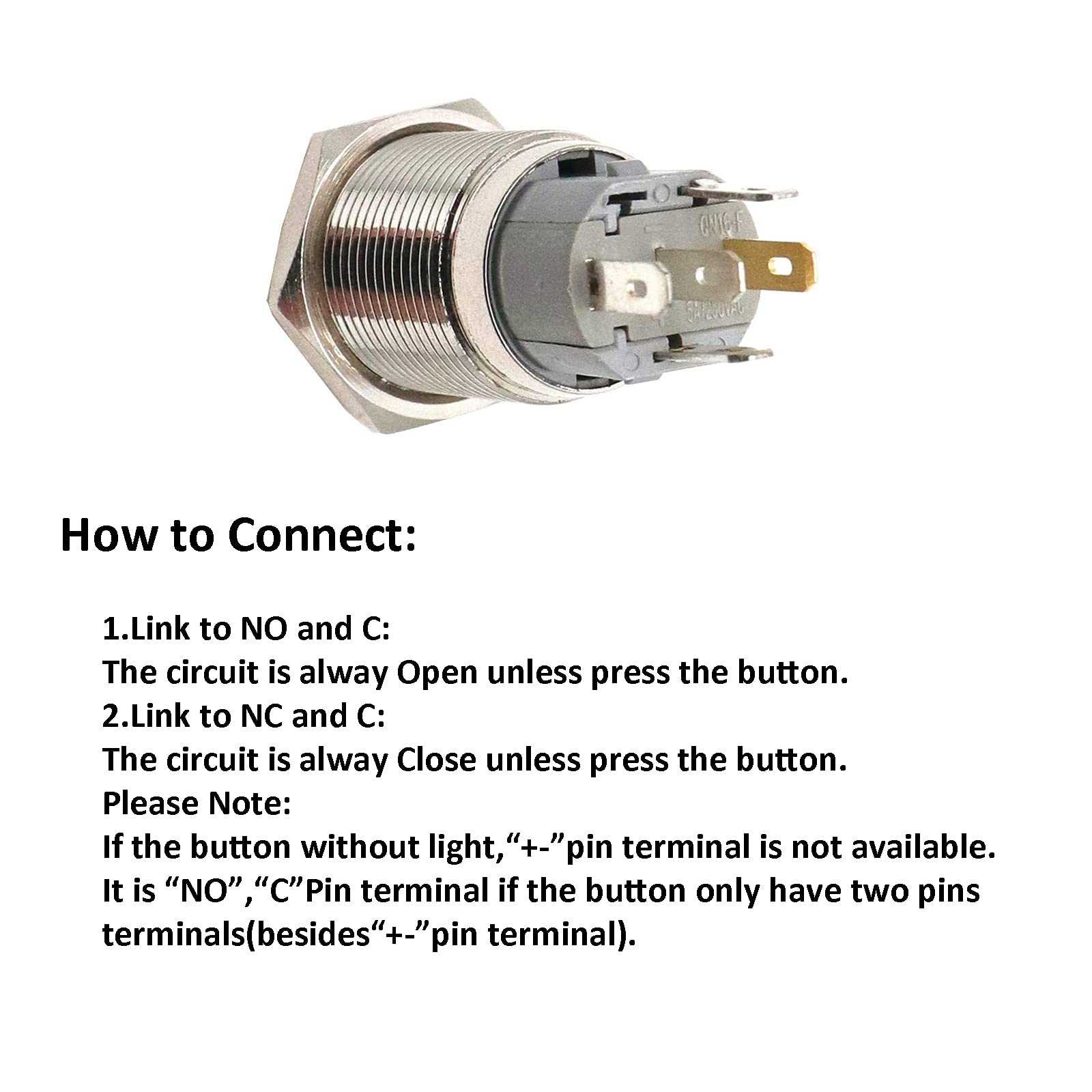 5 pin push button switch wiring diagram