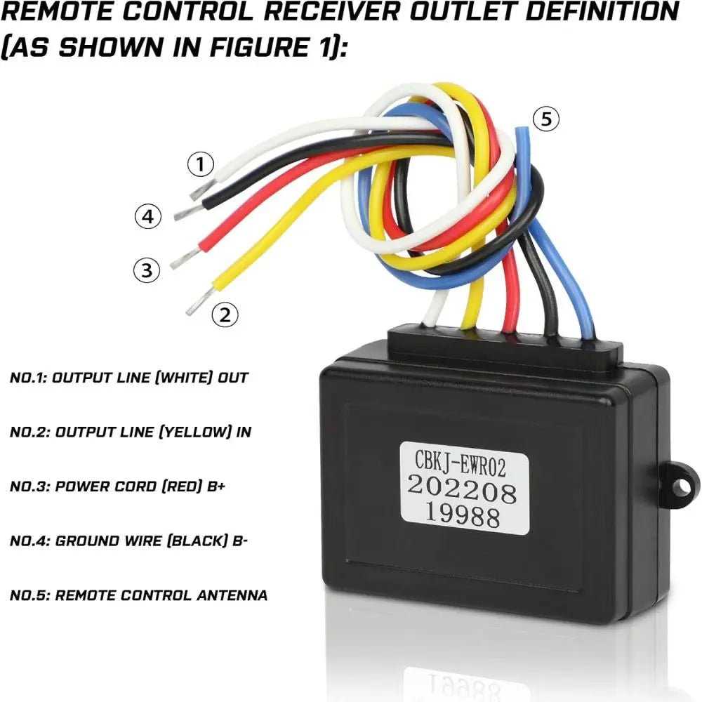 wireless remote winch wiring diagram