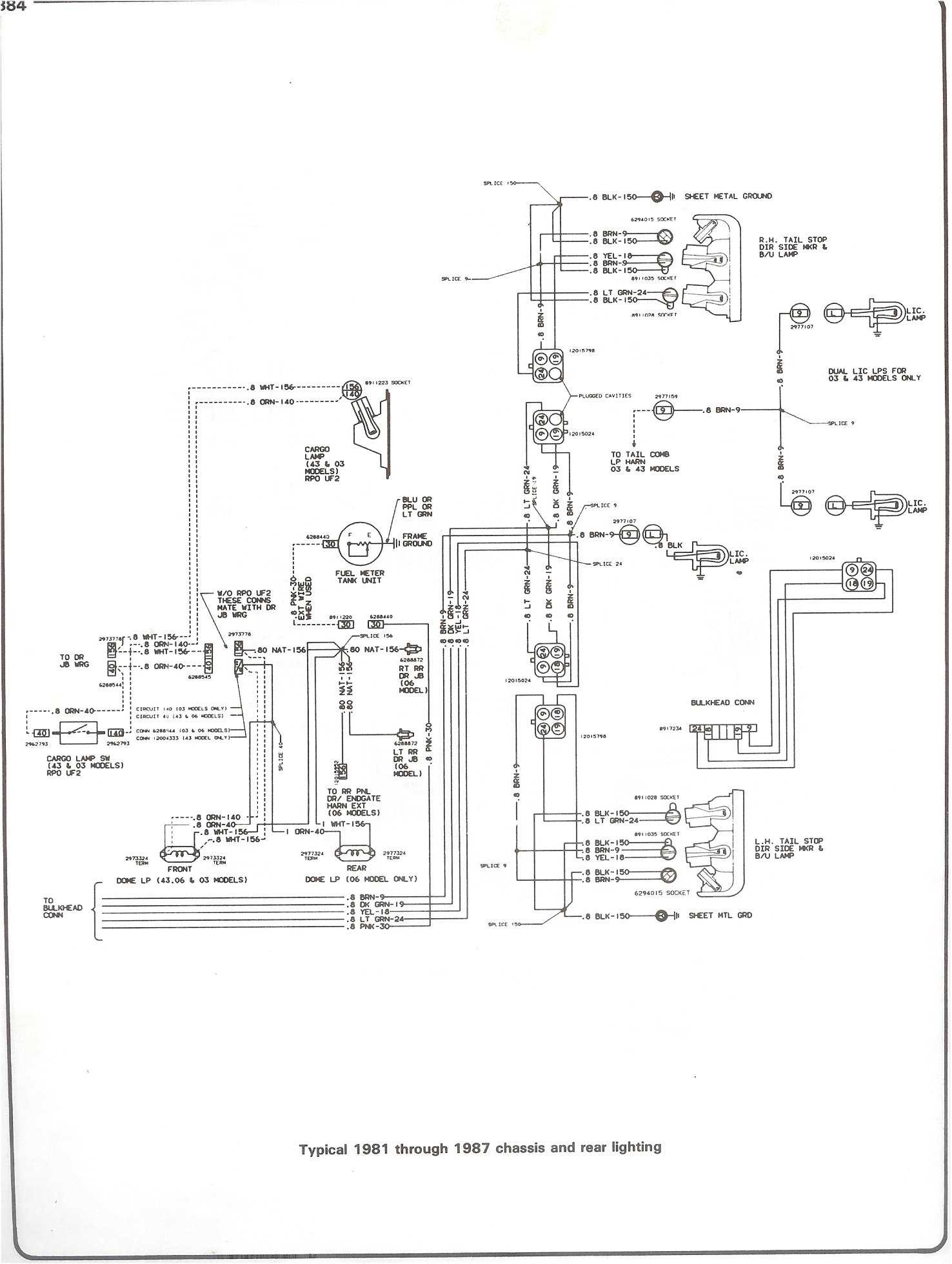 1986 c10 instrument cluster wiring diagram