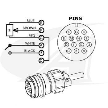 cat 14 pin connector wiring diagram