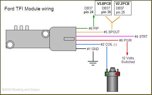 msd 6a wiring diagram ford