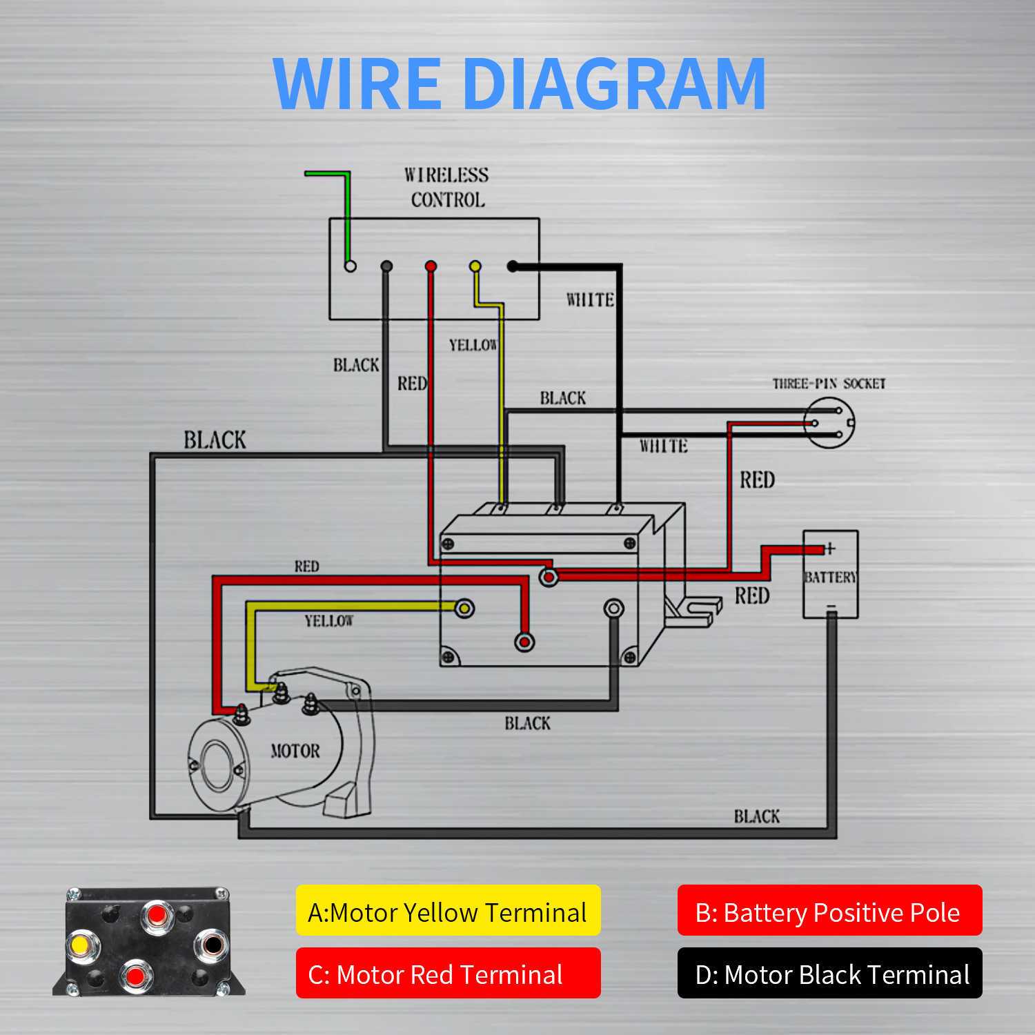 warn winch wiring diagram 4 solenoid