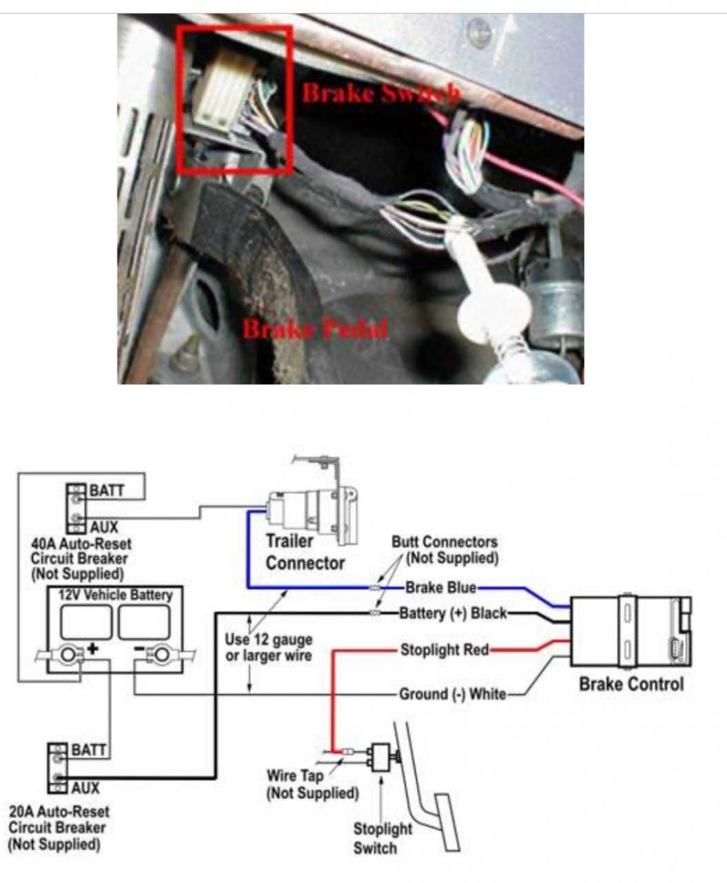 dodge ram trailer brake wiring diagram