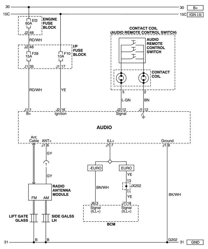 2009 chevy impala radio wiring diagram