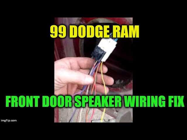 97 dodge ram 1500 radio wiring diagram