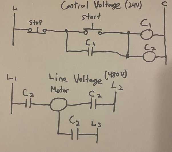 start stop wiring diagram